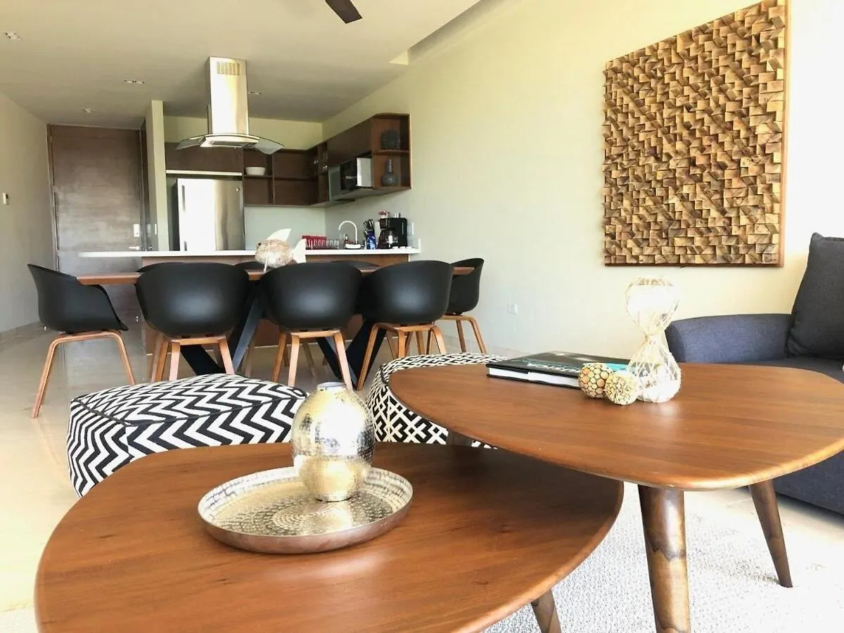 Moderno Depa De Lujo En La Riviera Maya Playa del Carmen Apartment