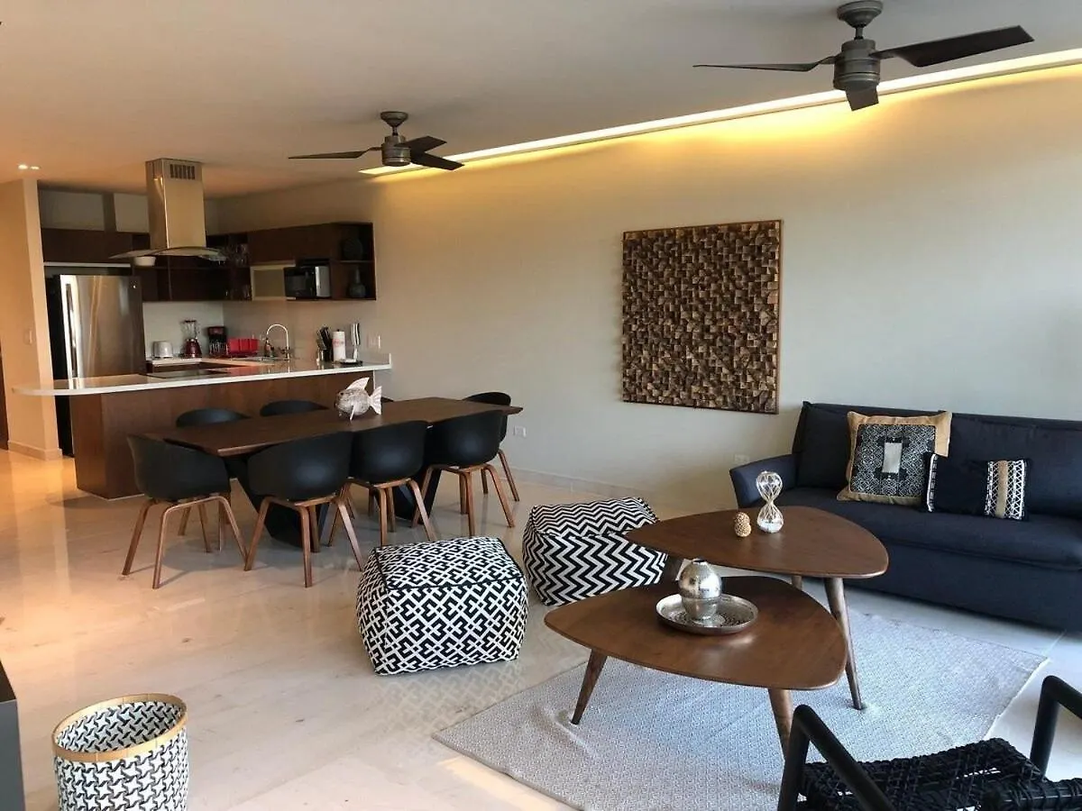 Moderno Depa De Lujo En La Riviera Maya Playa del Carmen
