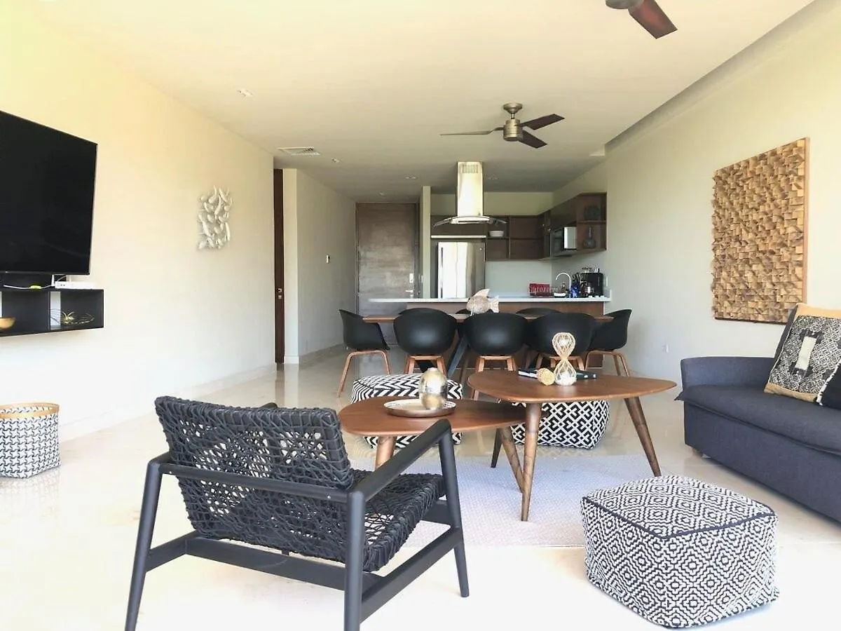 Moderno Depa De Lujo En La Riviera Maya Playa del Carmen Daire